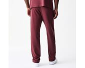 Kalhoty New Era - Branded Washed Straight Sweatpants - Burgundy