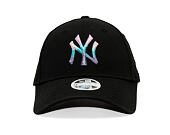 Dámská Kšiltovka New Era - MLB Womens Metallic Logo 9FORTY - NY Yankees - Black / Ink Purple