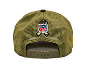 Kšiltovka New Era - NFL25 "Salute to Service" - 9SEVENTY Stretch-Snap - New Orleans Saints