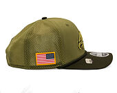 Kšiltovka New Era - NFL25 "Salute to Service" - 9SEVENTY Stretch-Snap - Philadelphia Eagles