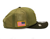 Kšiltovka New Era - NFL25 "Salute to Service" - 9SEVENTY Stretch-Snap - Las Vegas Raiders