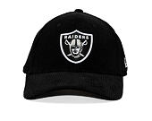 Kšiltovka New Era - NFL Cord 9FORTY M-Crown - LAs Vegas Raiders - Black