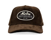 Kšiltovka New Era - Branded Patch Cord 9FORTY A-Frame - Brown