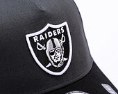 Kšiltovka New Era - NFL Charcoal Drop 9FORTY A-Frame - LAs Vegas Raiders - Steel Clouds / Black
