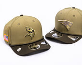 Kšiltovka New Era - NFL25 "Salute to Service" - 9SEVENTY Stretch-Snap - Minnesota Vikings