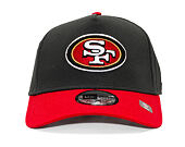 Kšiltovka New Era - NFL Charcoal Drop 9FORTY A-Frame - San Francisco 49Ers - Steel Clouds / Scarlet