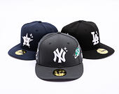Kšiltovka New Era - MLB Planet Icon 59FIFTY - NY Yankees - Steel Clouds