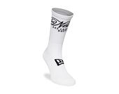 Ponožky New Era - Script Crew Socks 1pk - White / Navy