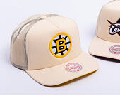 Kšiltovka Mitchell & Ness - Evergreen Trucker Vntg - NHL - Boston Bruins - Off White