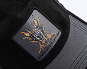 Kšiltovka Capslab Trucker Premium House Of The Dragon Black Suede X Capslab