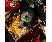 Kšiltovka New Era - MLB Clean Trucker 9FORTY Trucker - NY Yankees - Woodland Camo / Black