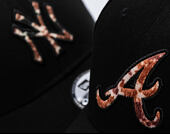 Kšiltovka New Era - Animal Pack 9FORTY MLB Faux Pony Cow Infill - Atlanta Braves