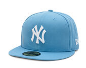 Kšiltovka New Era - MLB Seasonal 59FIFTY - NY Yankees - Sky Blue / Pink UV