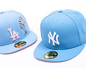 Kšiltovka New Era - MLB 1999 WS 59FIFTY - NY Yankees - Sky Blue / Pink UV