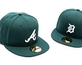 Kšiltovka New Era - MLB Seasonal 59FIFTY - Atlanta Braves - Dark Green