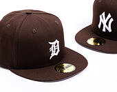 Kšiltovka New Era - MLB Seasonal 59FIFTY - Detroit Tigers - Burnt Wood - Brown