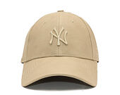 Dámská Kšiltovka New Era - MLB PU Leather 9FORTY - NY Yankees - Stone