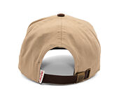 Kšiltovka New Era - Branded Suede Patch 9FORTY A-Frame - Camel