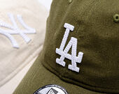 Kšiltovka New Era - MLB Linen 9TWENTY - LA Dodgers - New Olive