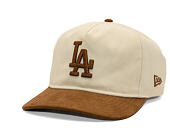 Kšiltovka New Era - MLB Suede Visor 9FIFTY A-Frame - LA Dodgers - Cream