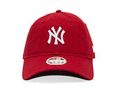 Dámská Kšiltovka New Era - MLB Essential Midi Logo 9TWENTY - NY Yankees - Pinot Red
