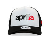 Kšiltovka New Era - Piagio Wordmark 9FORTY Trucker - Aprilia - Black