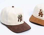 Kšiltovka New Era - MLB Suede Visor 9FIFTY A-Frame - NY Yankees - Cream