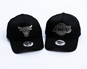 Kšiltovka New Era - NBA Metallic 9FORTY A-Frame - Chicago Bulls - Black