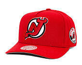 Kšiltovka Mitchell & Ness - New Jersey Devils - Double Clutch Pro Snapback - Red