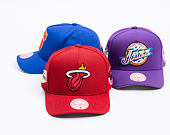 Kšiltovka Mitchell & Ness - Miami Heat - Double Clutch Pro Snapback - Red