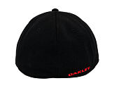 Kšiltovka Oakley - Tincan Cap - Pitch Black/Flame Red