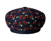 Baret Kangol - Tropic Cherry Jax Beret - Navy