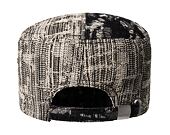 Kšiltovka Kangol - TRENDS PACK - Denim Mashup Army Cap - Black Topstitch