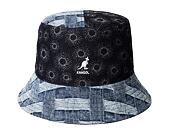 Klobouk Kangol - TRENDS PACK - Denim Mashup Bucket - Blue Picnic