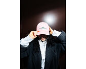 Kšiltovka 8by8 - Dadcap - "shhh! I'm introverting" - Baby Pink/Green