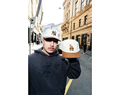 Kšiltovka New Era - MLB Suede Visor 9FIFTY A-Frame - LA Dodgers - Cream