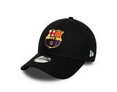 Dětská Kšiltovka New Era - Core Logo 9FORTY Kids - Barcelona FC - Black