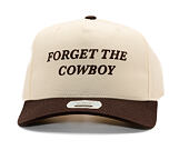 Kšiltovka Brixton - Forget the Cowboy MP Snapback - Chocolate/Off White