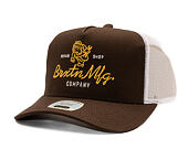Kšiltovka Brixton - Tolman MP Trucker - Pinecone Brown/White