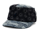 Kšiltovka Kangol - TRENDS PACK - Denim Mashup Army Cap - Blue Picnic