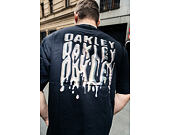 Triko Oakley - Stacked Metal Tee - Blackout