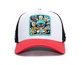 Kšiltovka Capslab - Trucker Looney Tunes - Marvin The Martian - White / Red