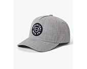 Kšiltovka Brixton - Crest MP Snapback - Heather Grey