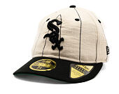 Kšiltovka New Era - MLB Retro Linen Pinstripe 59FIFTY Retro Crown - Chicago White Sox - Team Color