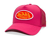 Kšiltovka Von Dutch - Trucker - Cali Patch Heat Wave Pink/Red