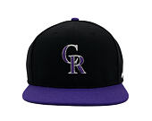 Kšiltovka Nike - Dri-Fit Pro - Colorado Rockies - Black 00A/Court Purple 51L