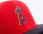 Kšiltovka Nike - Dri-Fit Pro - Los Angeles Angels - Gym Red 6DL/Pitch Blue 4FA