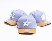 Kšiltovka Mitchell & Ness  - NHL Frosted Peak - Pro Pinch Snapback - Dallas Stars - Blue/Brown