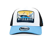 Kšiltovka New Era - Branded Location Patch 9FORTY A-Frame Trucker - Blue