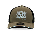 Kšiltovka New Era - Branded Reflective 9FORTY M-CROWN A-Frame Trucker - New Olive